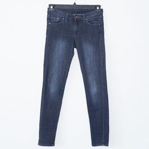 H&M Dark Wash Super Skinny Low Waist Jeans 27/30